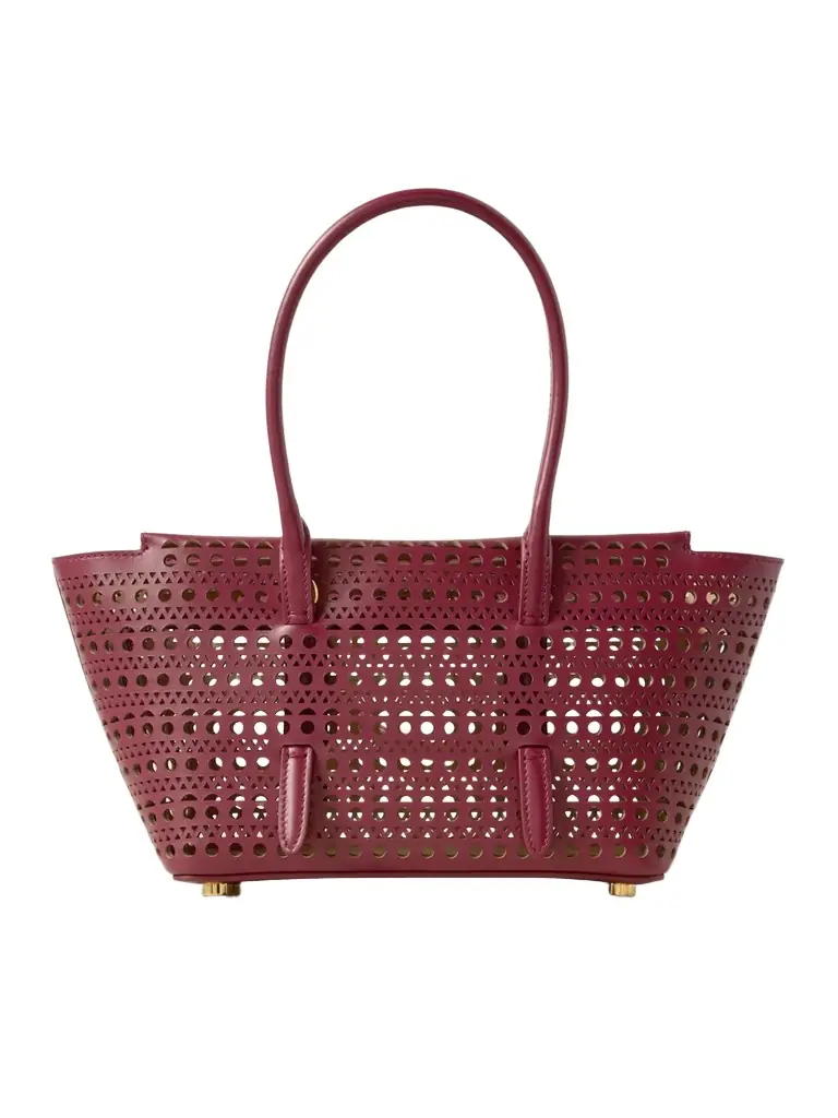 Alaïa New Mina 20 Laser-cut Leather Tote