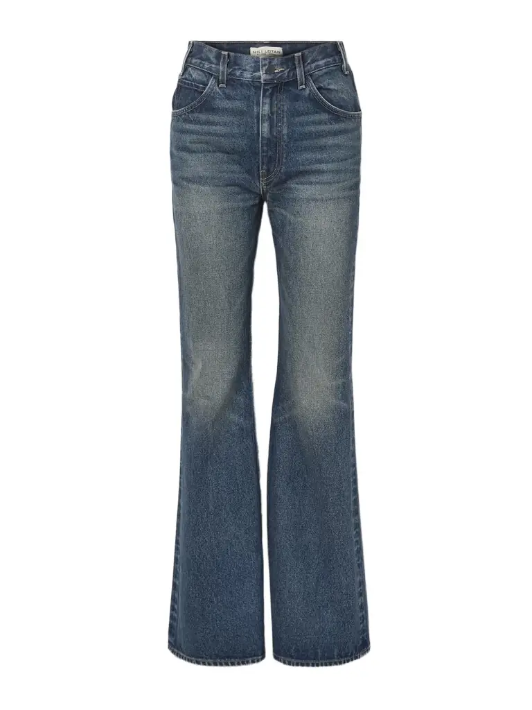 Nili Lotan Roe Mid-rise Flared Jeans