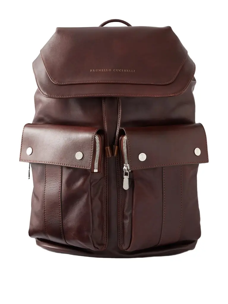 Brunello Cucinelli Leather Backpack - Men