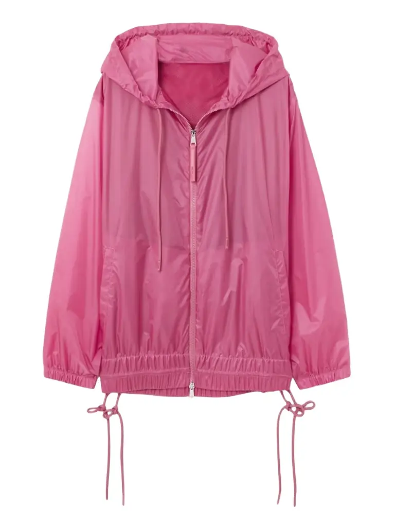 Moncler Pointu Printed Shell Hooded Jacket