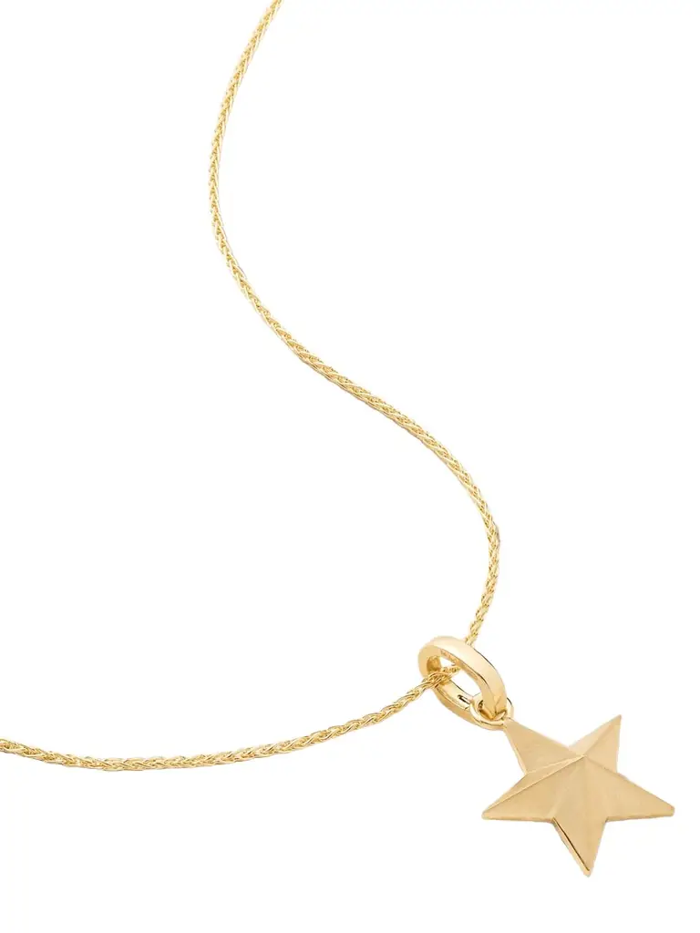 Marie Lichtenberg Star 18-karat Gold Necklace