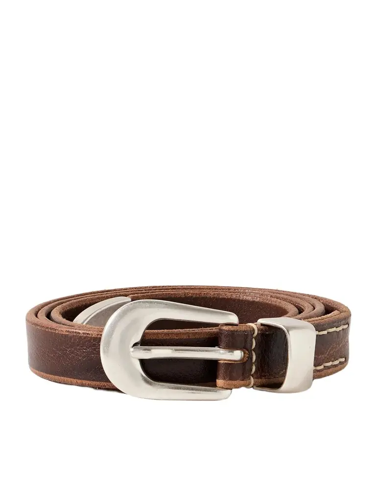 Our Legacy 2cm Full-Grain Leather Belt - Men - Women's Accessories