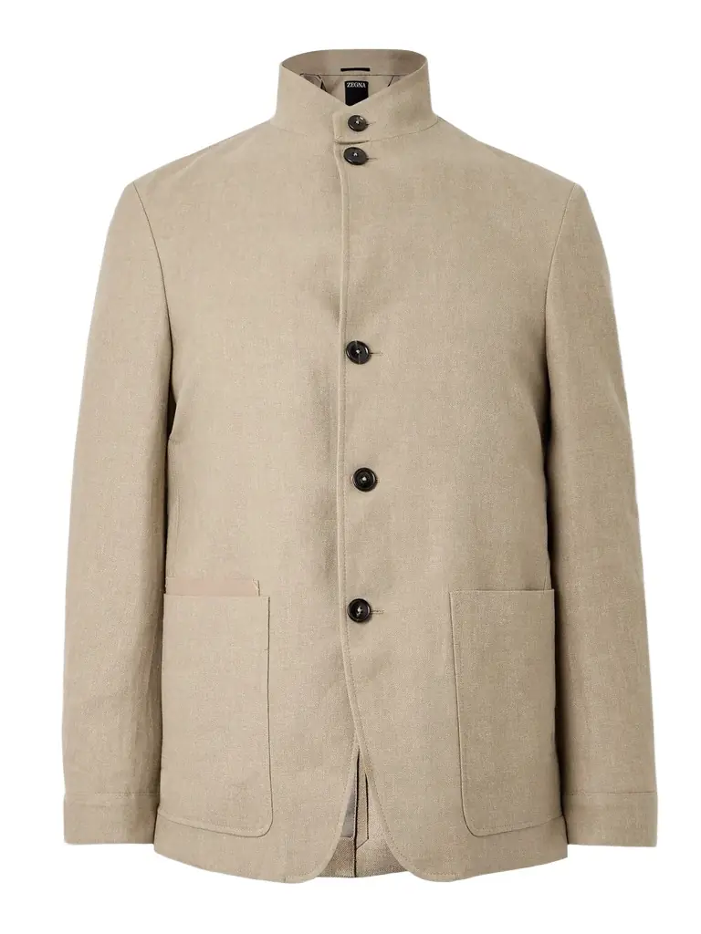 Zegna Il Conte Linen and Wool-Blend Jacket - Men