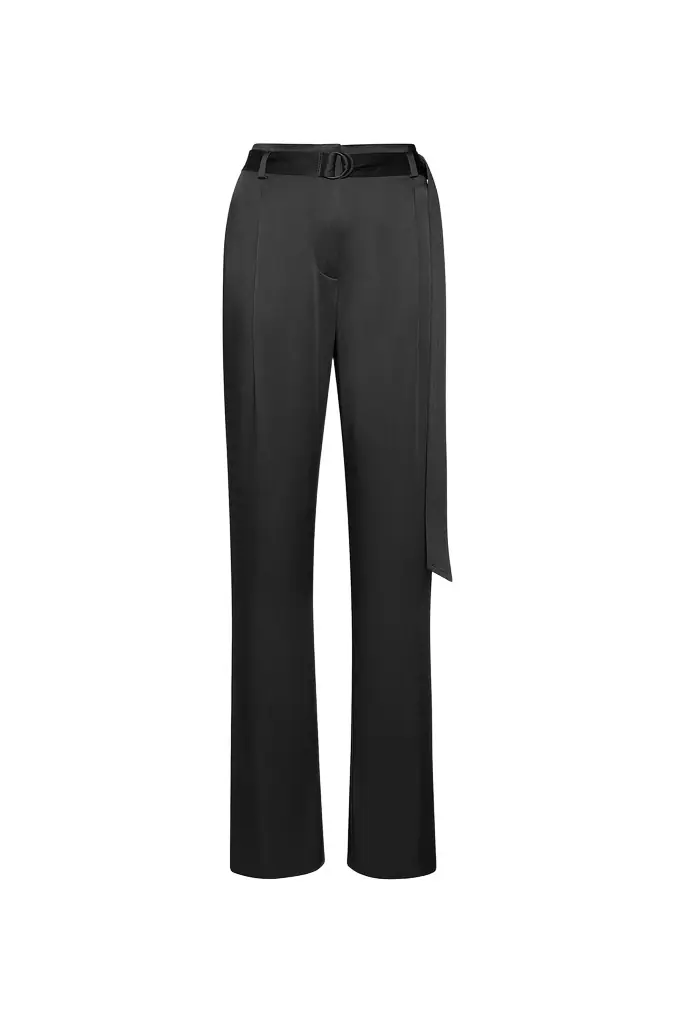 LAPOINTE Satin Belted Pant