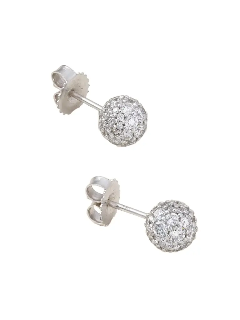 Irene Neuwirth Gumball 18-karat White Gold Diamond Earrings