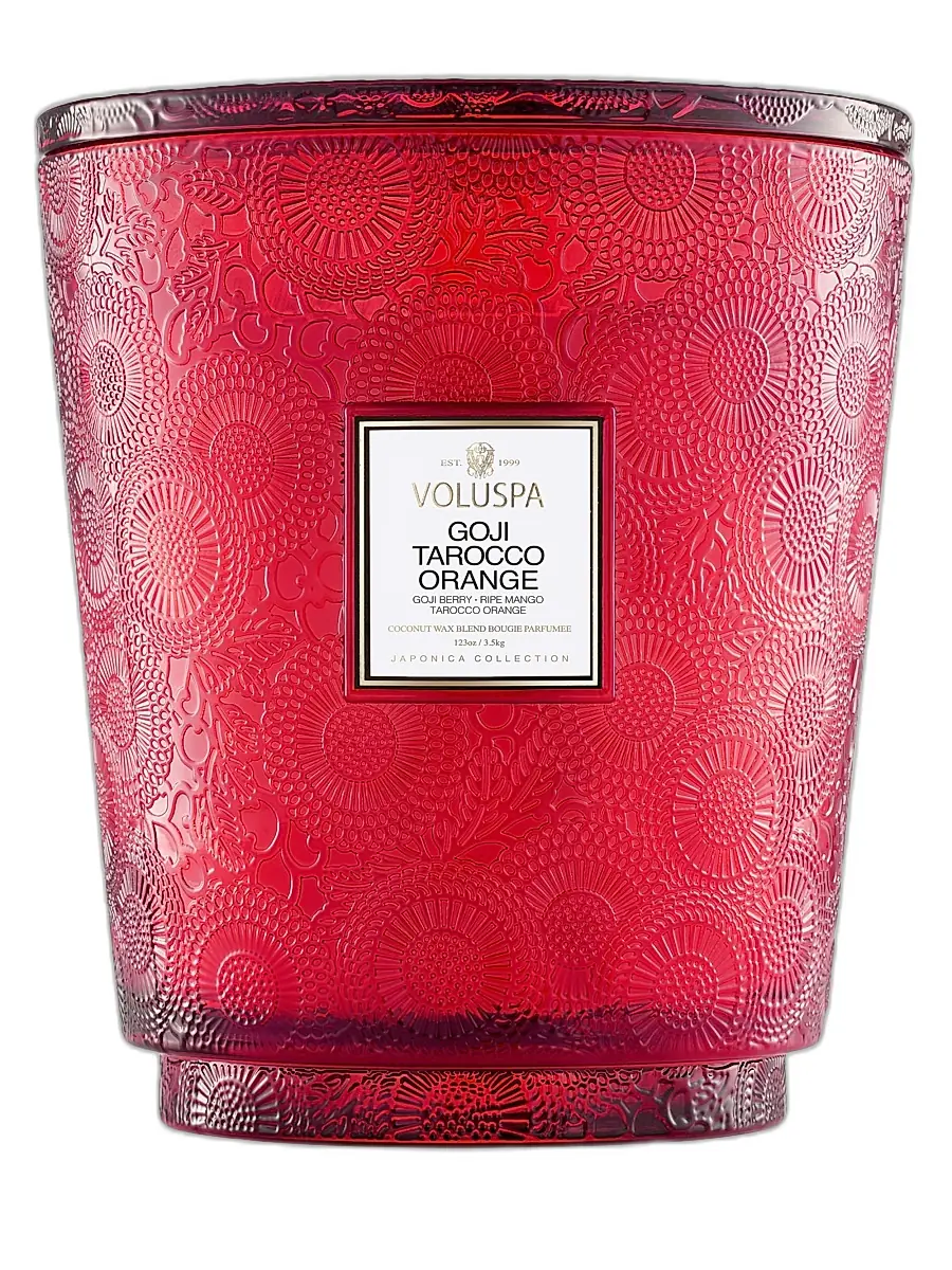 Voluspa Goji Tarocco Orange 5 Wick Hearth Candle