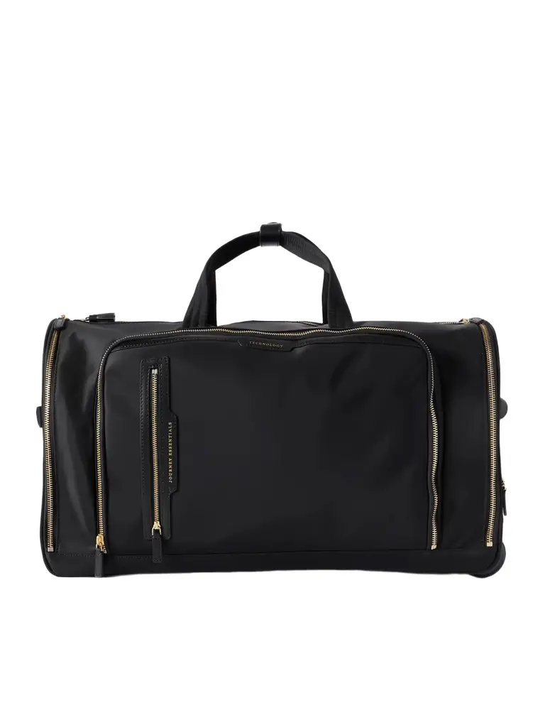 Anya Hindmarch 72 Hour Leather-trimmed Econyl® Weekend Bag