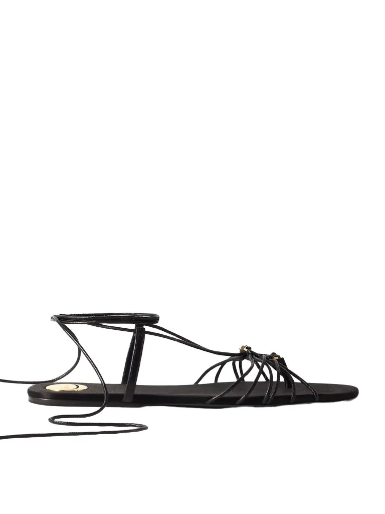Babylone Logo-embellished Leather Sandals