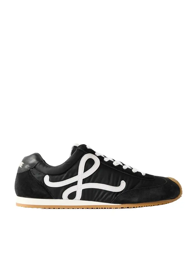 Loewe Ballet Runner 2.0 Logo-Appliquéd Shell, Suede and Leather Sneakers - Men