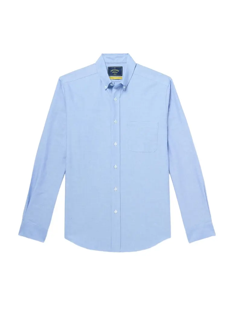 Portuguese Flannel Belavista Button-Down Collar Cotton Oxford Shirt - Men