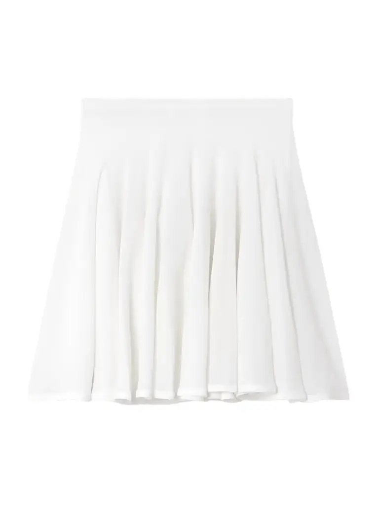 Alaïa Pleated Jersey Mini Skirt