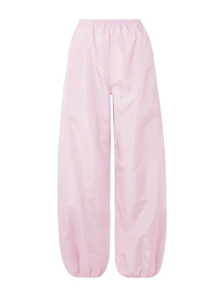 Alaïa Silk-taffeta Balloon Track Pants