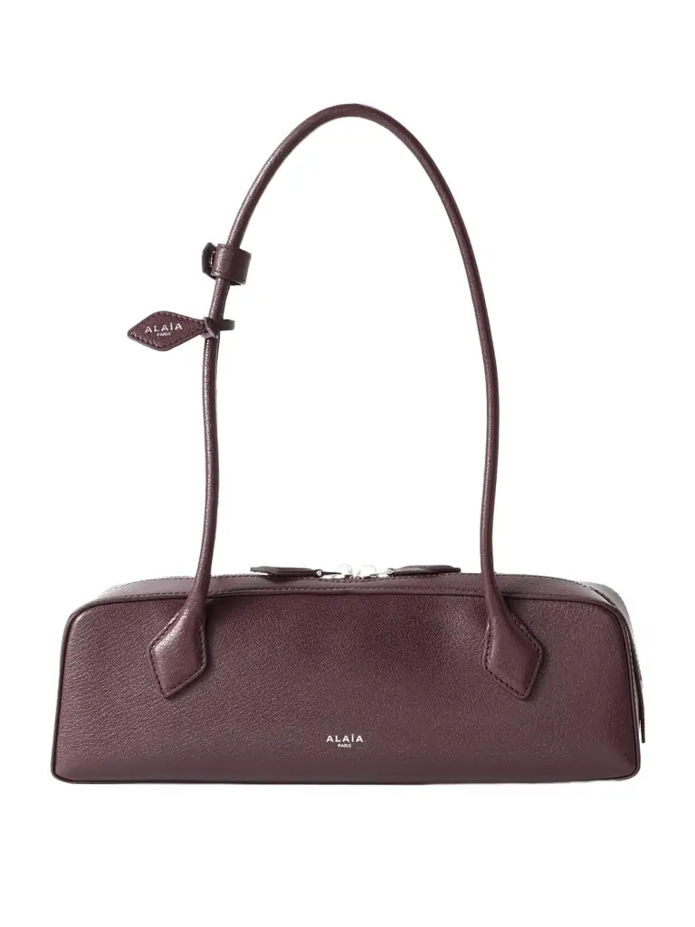 Alaïa Le Teckel Textured-leather Shoulder Bag