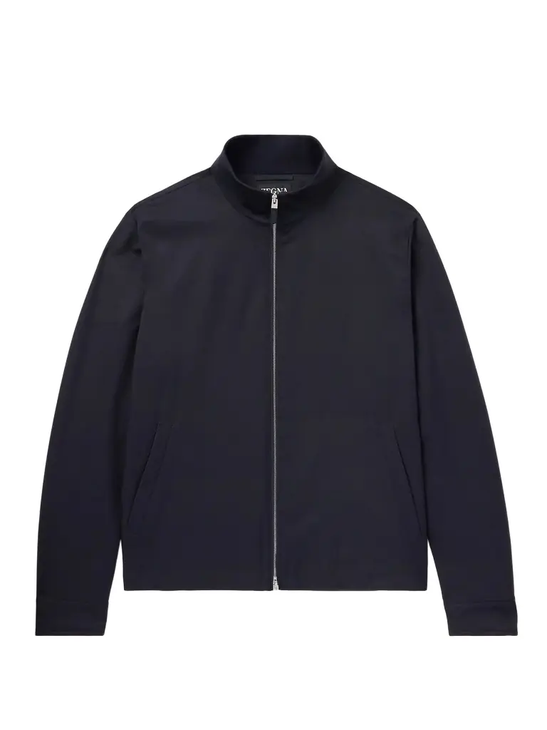 Zegna 3L Twill Blouson Jacket - Men