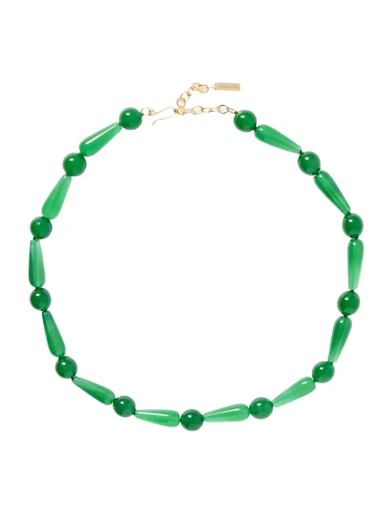 Completedworks The Depths Of Time Recycled Gold Vermeil Chalcedony Necklace