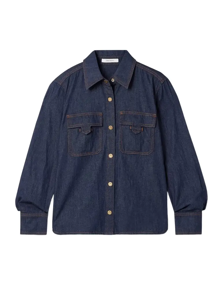 Zimmermann Illuminate Denim Shirt - Women's Clothing