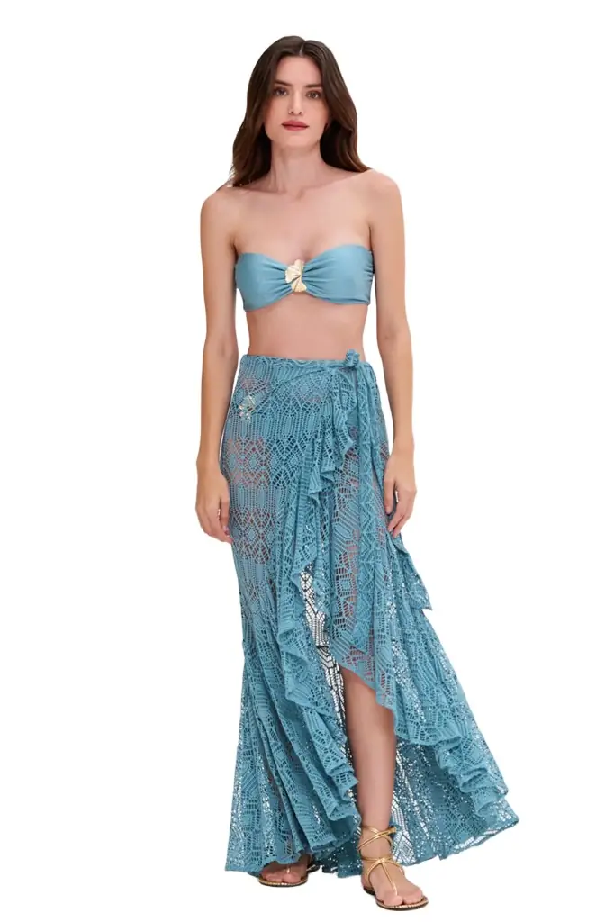 PatBo SEASHELL LYCRA BEACH SKIRT - Women's Clothing
