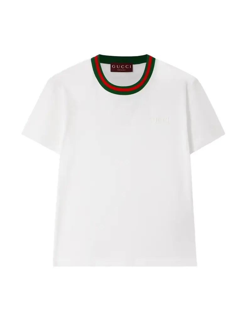 Gucci Striped Cotton-jersey T-shirt