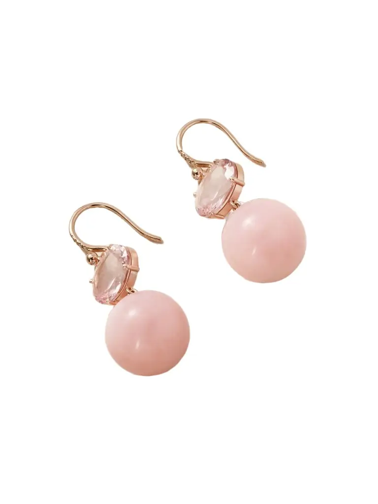 Irene Neuwirth Gumball 18-karat Rose Gold Multi-stone Earrings