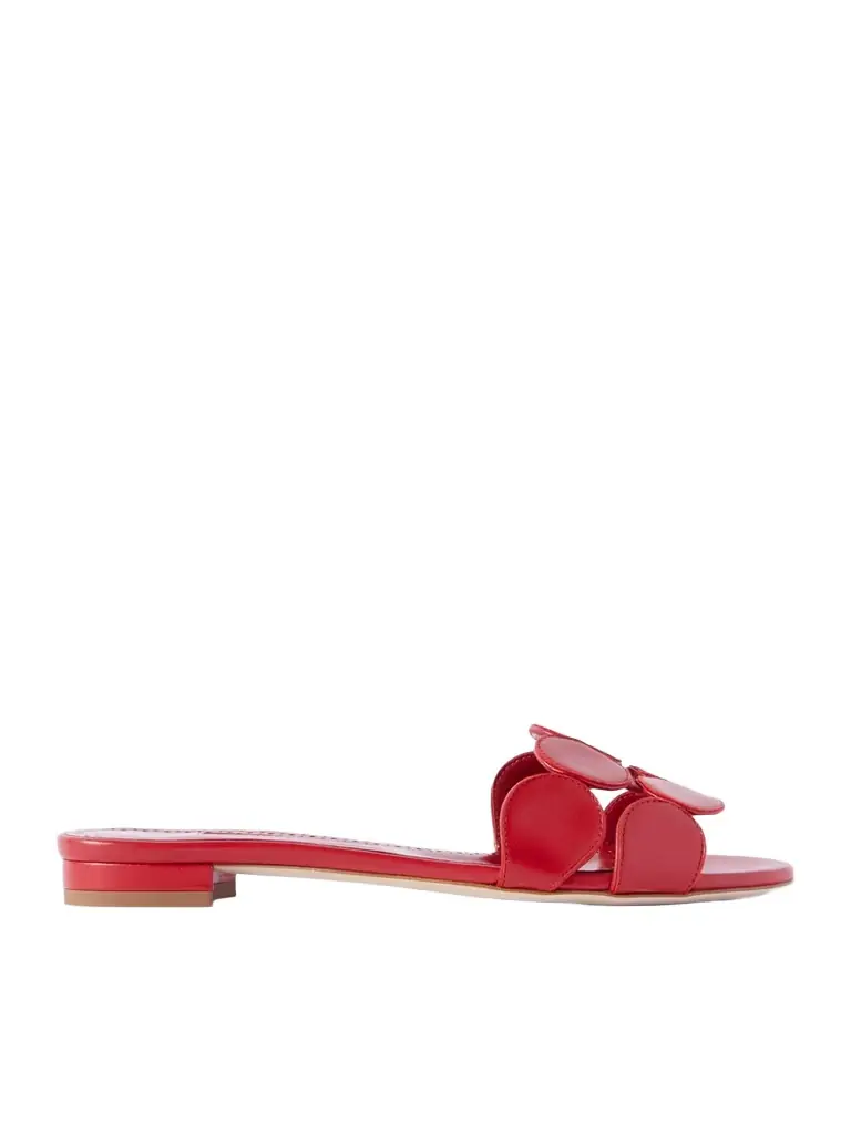 Haribalmu 10 Cutout Leather Slides