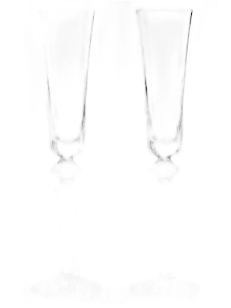 Baccarat Mille Nuits Crystal Flutissimo Flute 2-Piece Set