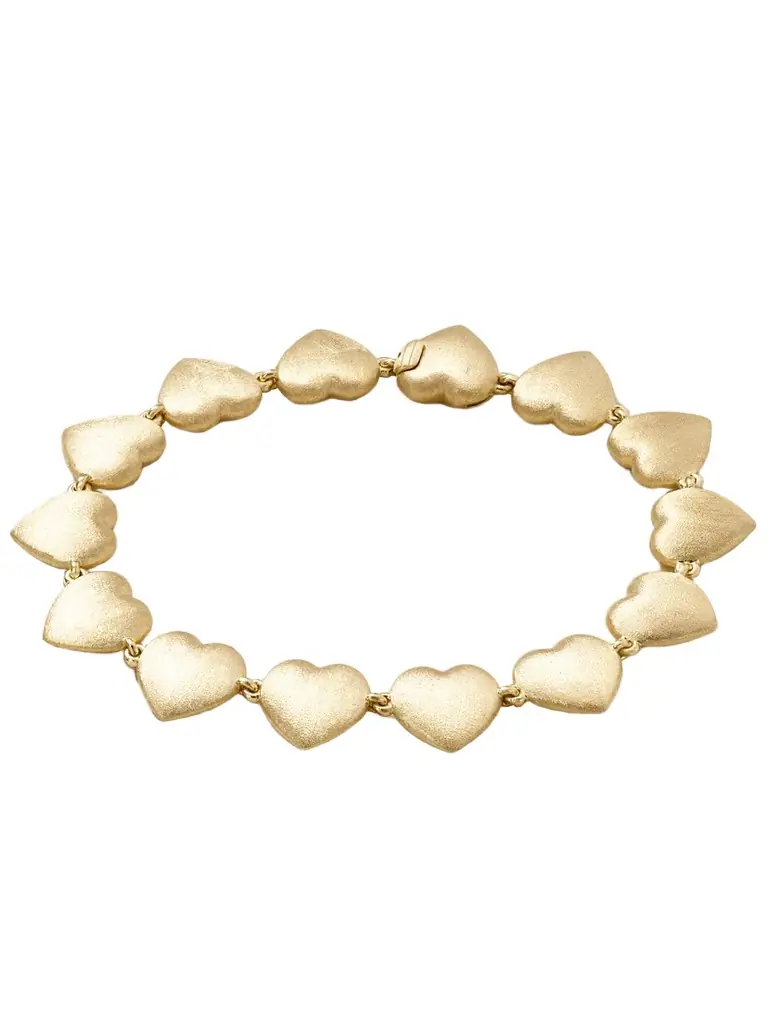 Marie Lichtenberg Heart mall 18-karat Gold Bracelet