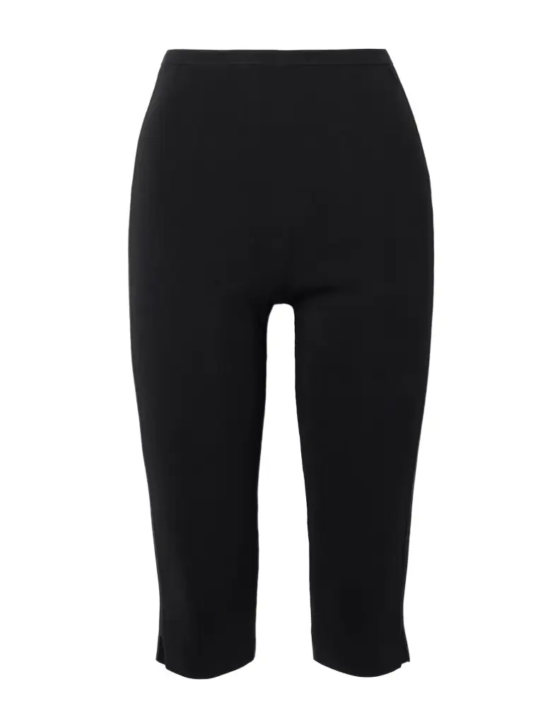 TOTEME Cropped Crepe Slim-leg Pants