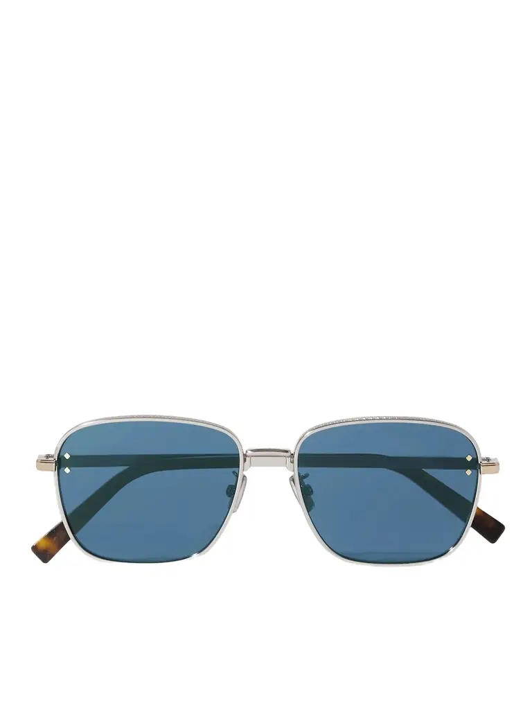 DIOR Eyewear CD Diamond S4U D-Frame Silver-Tone and Tortoiseshell Acetate Sunglasses - Men