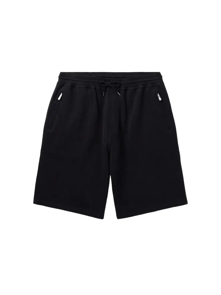 Brunello Cucinelli Straight-Leg Cotton-Blend Jersey Drawstring Shorts - Men