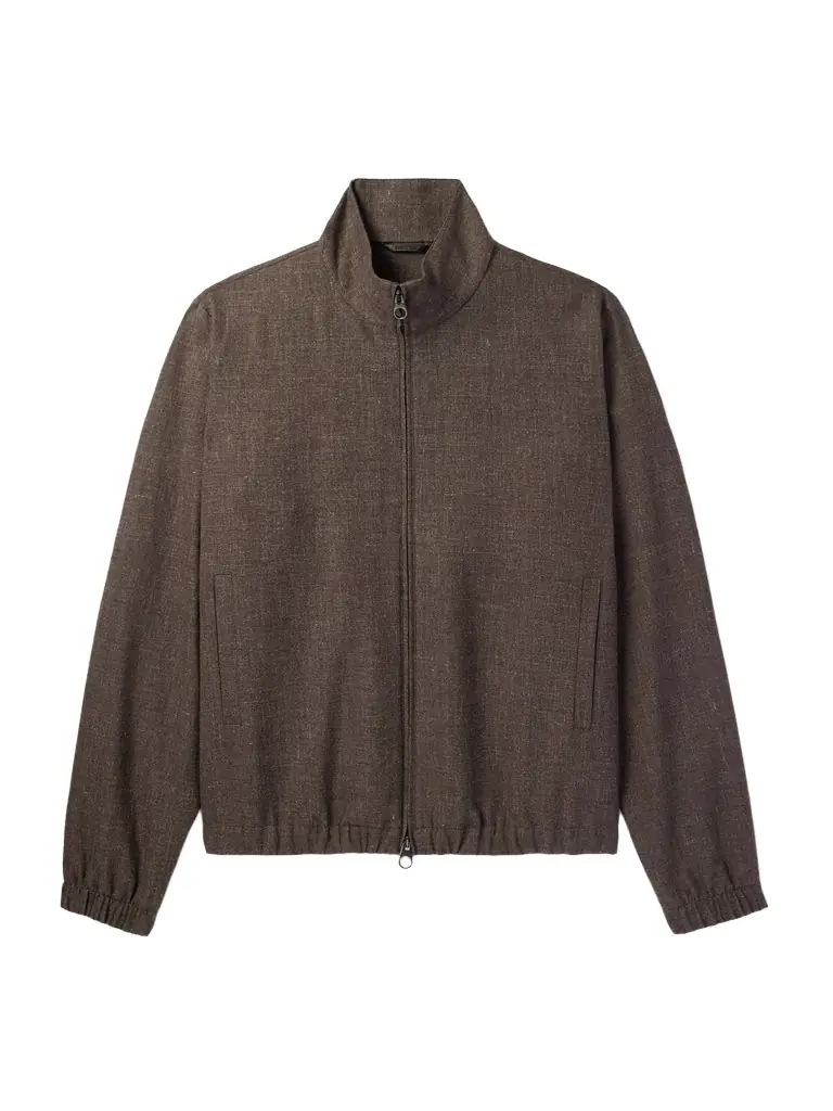 Loro Piana Linen and Wool-Blend Canvas Bomber Jacket - Men