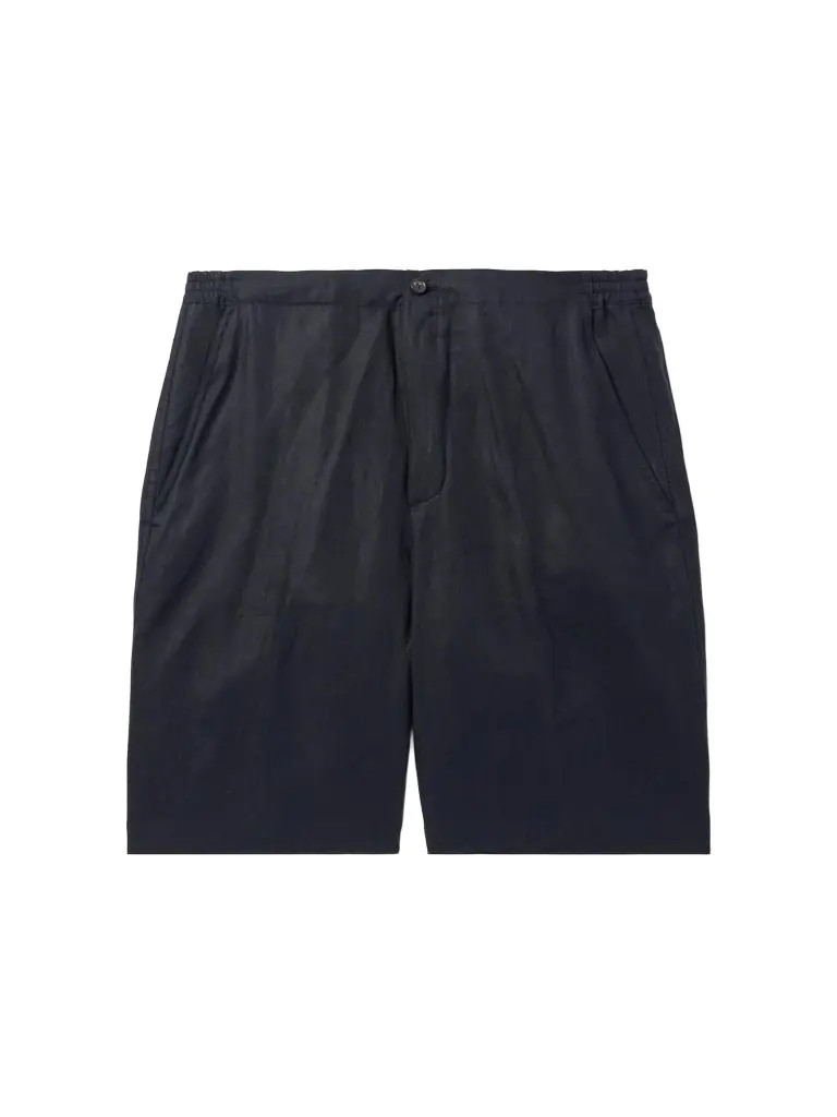 Loro Piana Straight-Leg Linen Shorts - Men