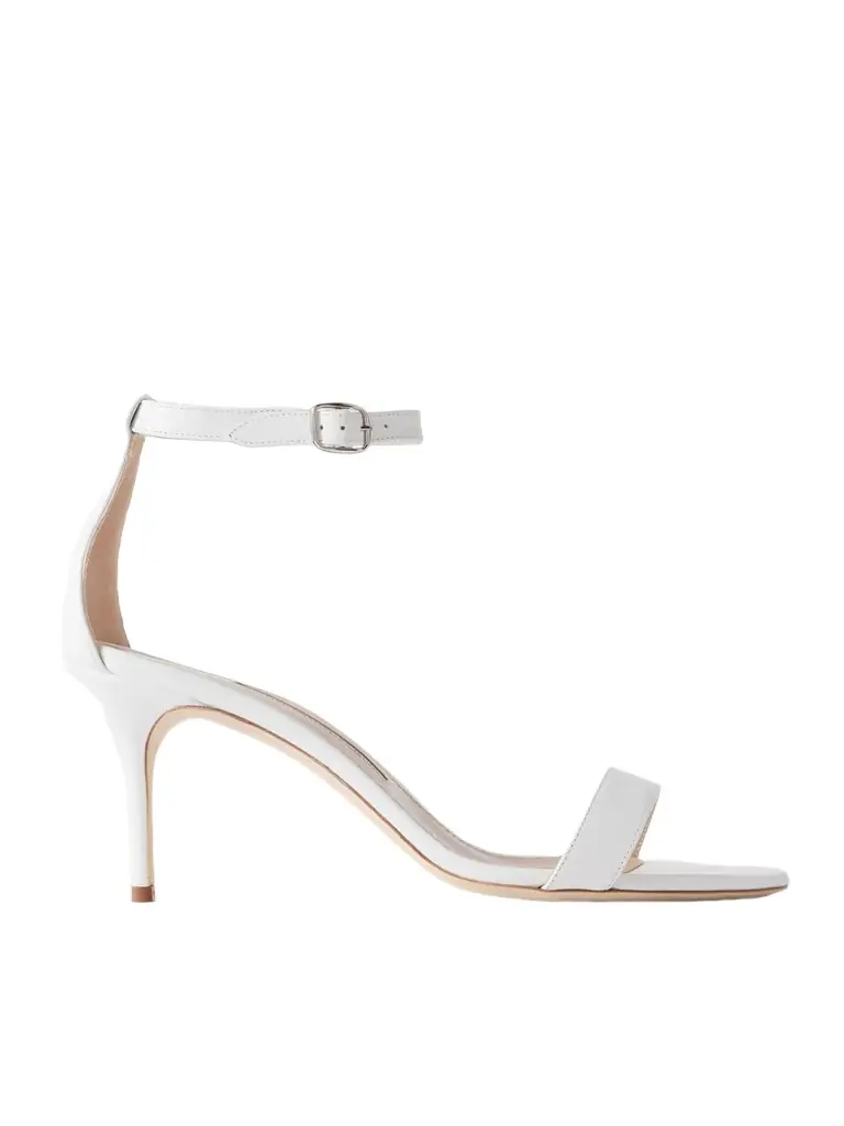 Manolo Blahnik Chaos 70 Leather Sandals