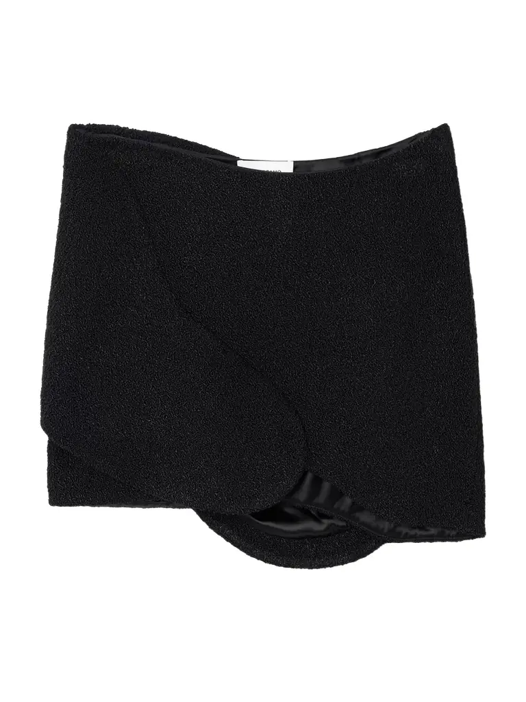 Ferragamo Bouclé Mini Skirt