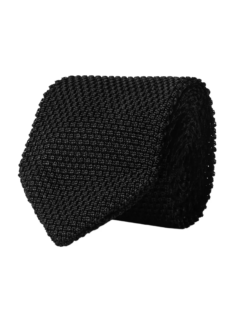 MR P. 7cm Knitted Silk Tie - Men