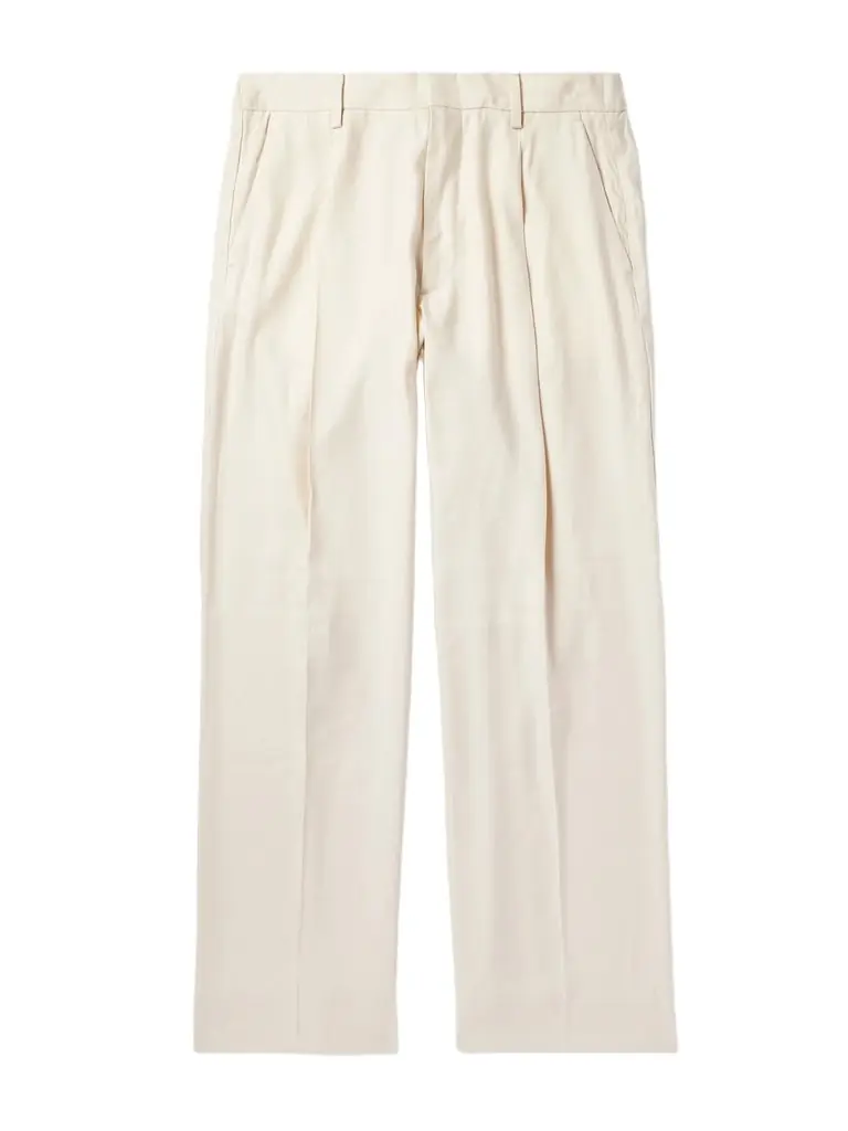 NN07 Kay 1808 Straight-Leg LENZING™ ECOVERO™ and Linen-Blend Trousers - Men