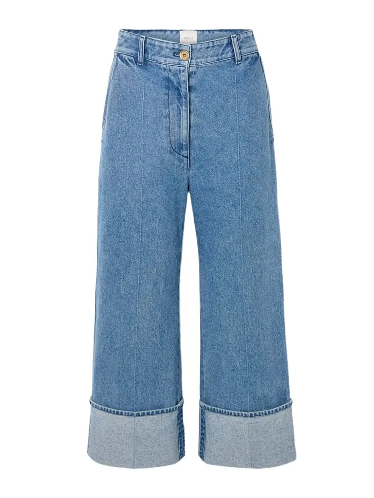 Patou Iconic High-rise Straight-leg Jeans