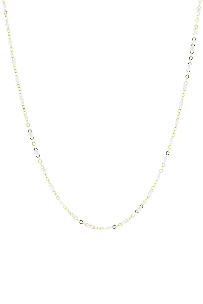 Gigi Clozeau White Bead Classic Gigi 20in Necklace