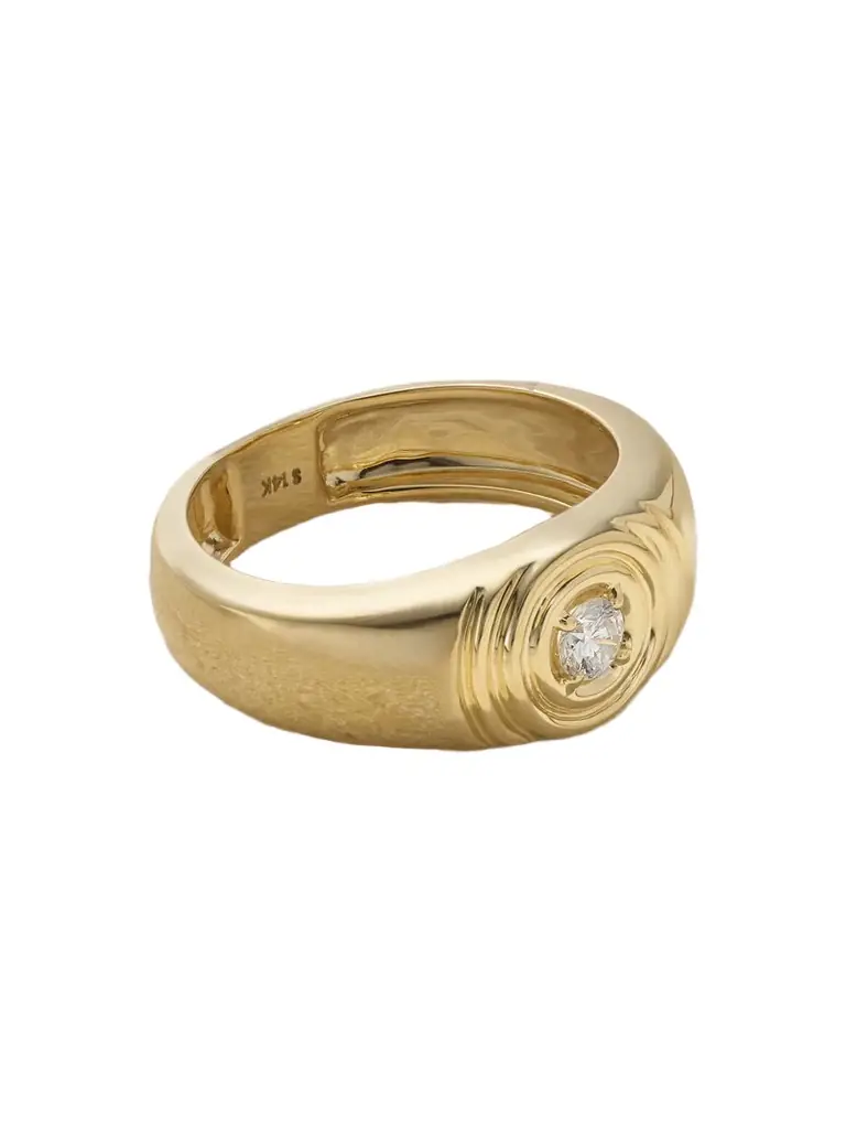 STONE AND STRAND Silvia 14-karat Gold Diamond Ring