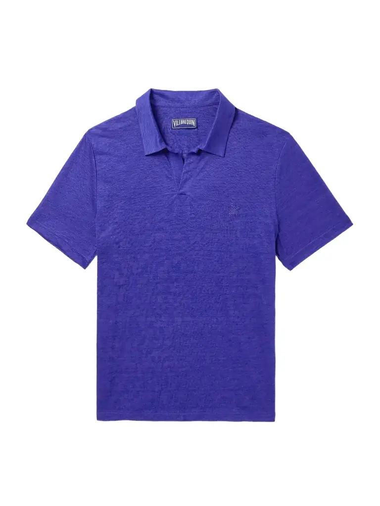 Vilebrequin Pyramid Linen-Jersey Polo Shirt - Men