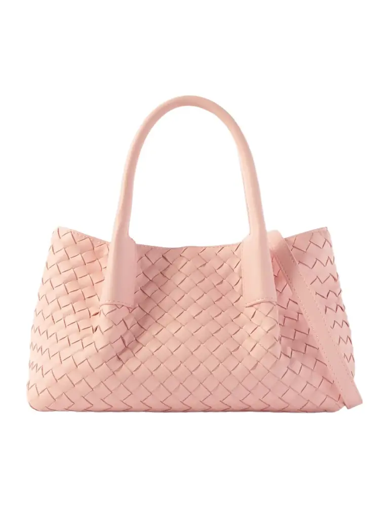 Bottega Veneta Pinacoteca Small Intrecciato Leather Tote