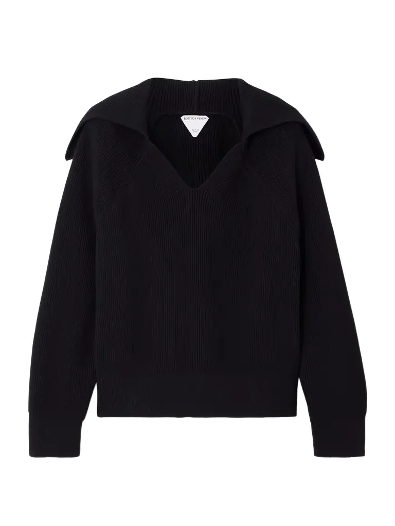 Bottega Veneta Ribbed Cotton-blend Sweater