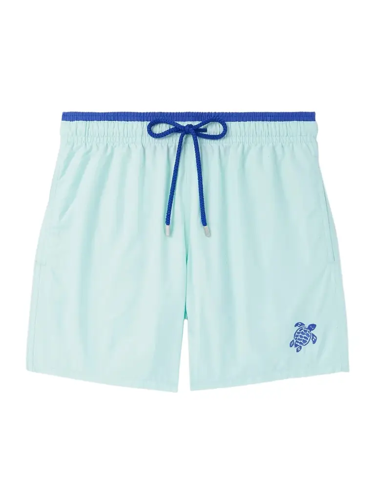 Vilebrequin Moka Straight-Leg Mid-Length ECONYL® Swim Shorts - Men