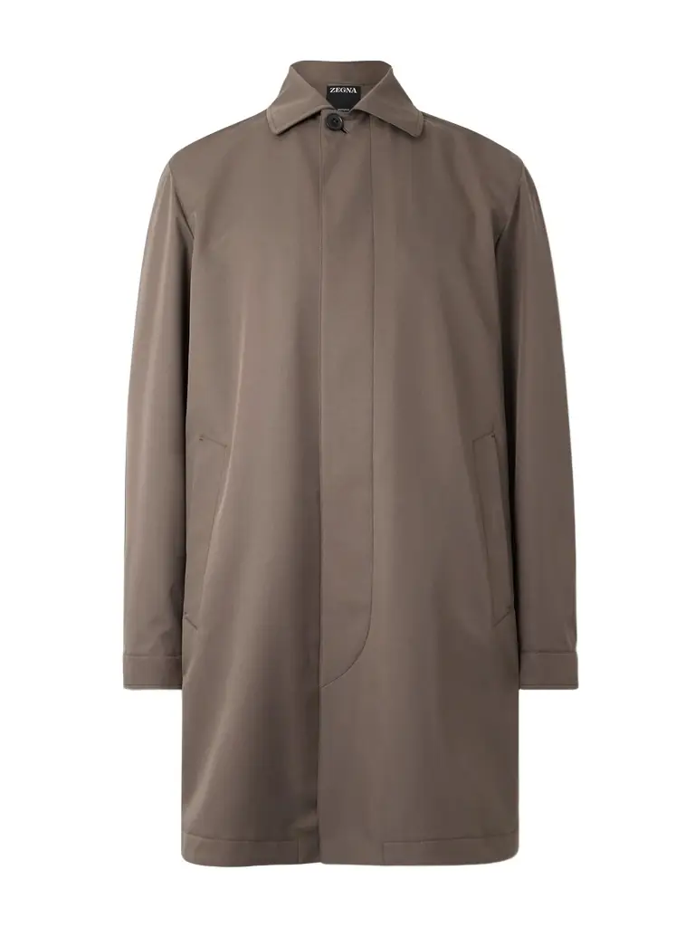 Zegna Motorin 300cc Satin-Twill Jacket - Men