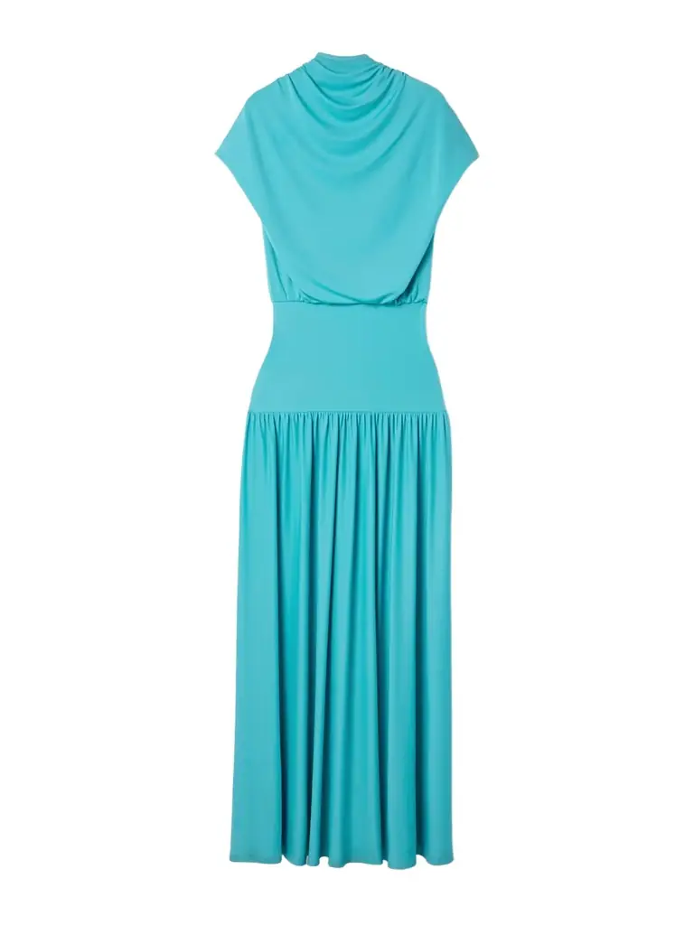 Kallmeyer Victoria Draped Stretch-jersey Maxi Dress