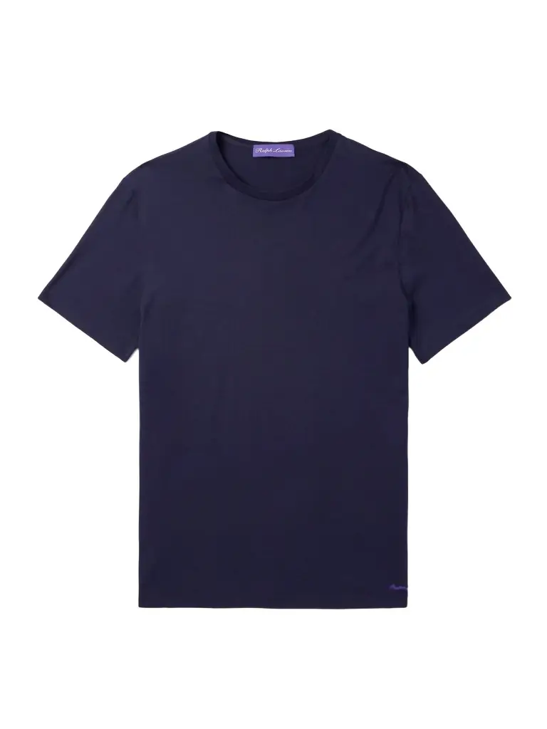 Ralph Lauren Purple Label Logo-Embroidered Cotton-Lisle T-Shirt - Men