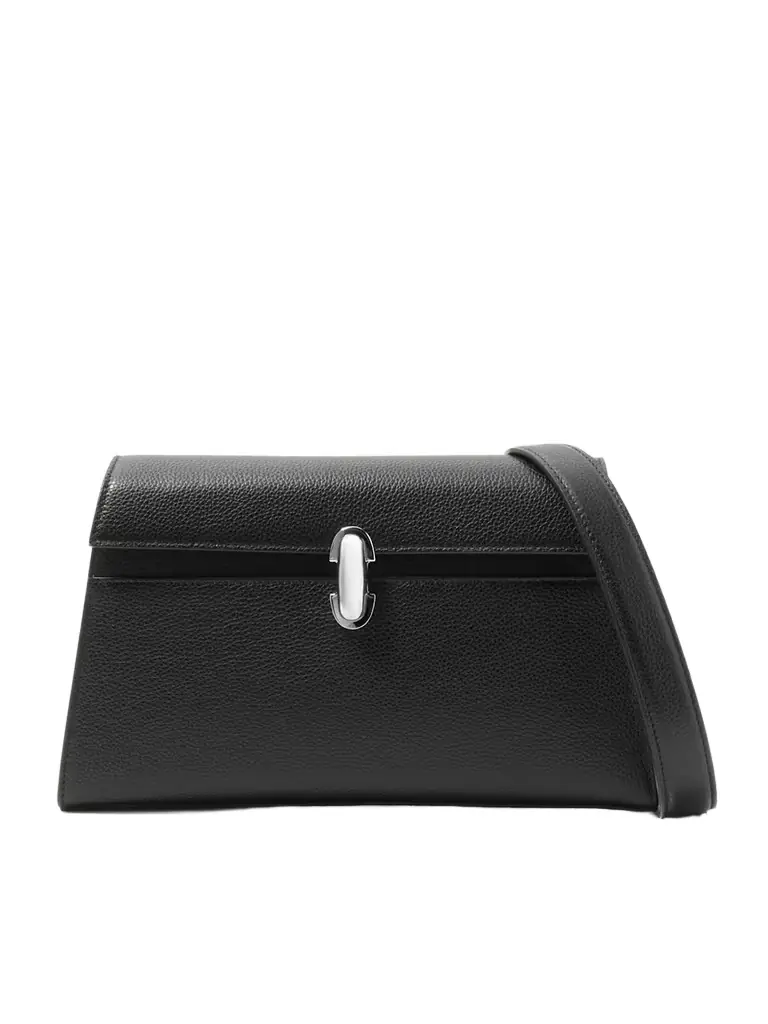 Savette Symmetry Textured-leather Shoulder Bag