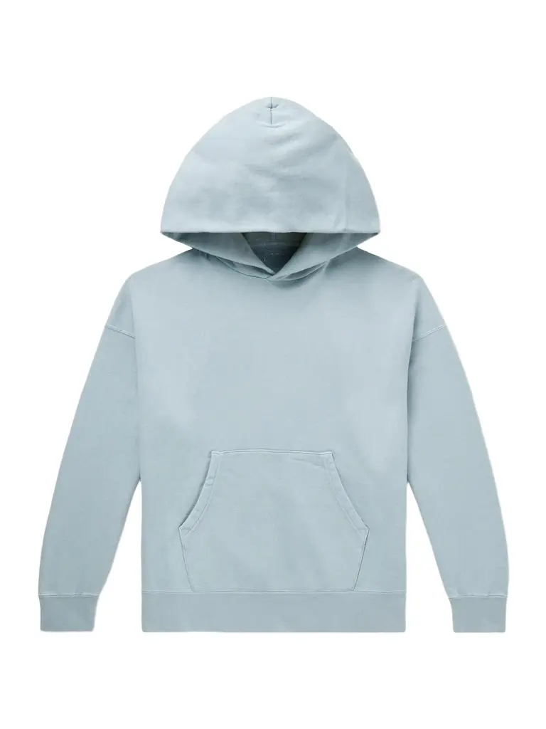 Visvim Jumbo Garment-Dyed Cotton-Blend Jersey Hoodie - Men