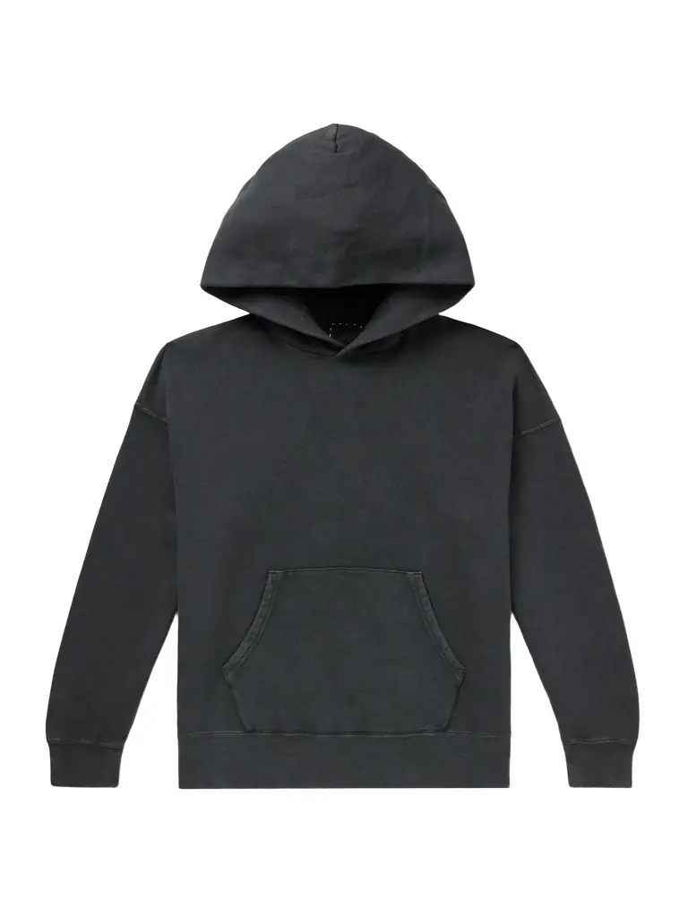 Visvim Jumbo Garment-Dyed Cotton-Blend Jersey Hoodie - Men