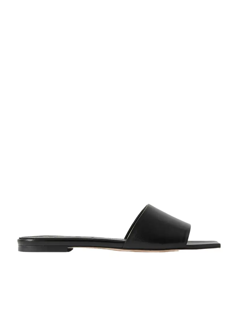 aeyde Anna Leather Slides