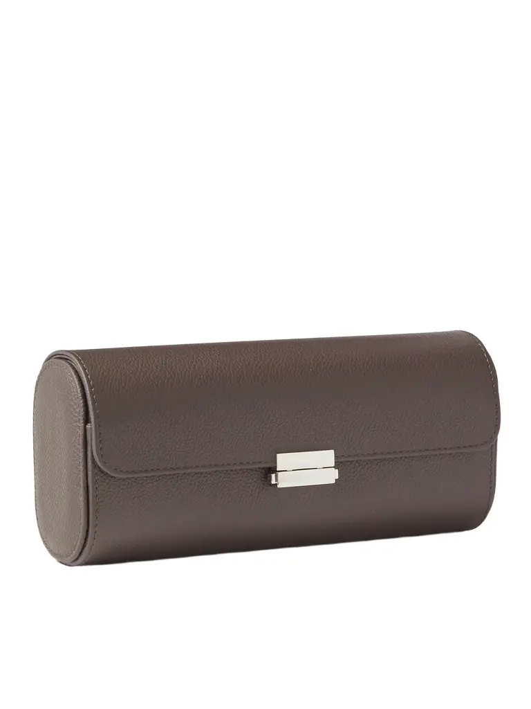 Scatola del Tempo Full-Grain Leather Watch Roll - Men